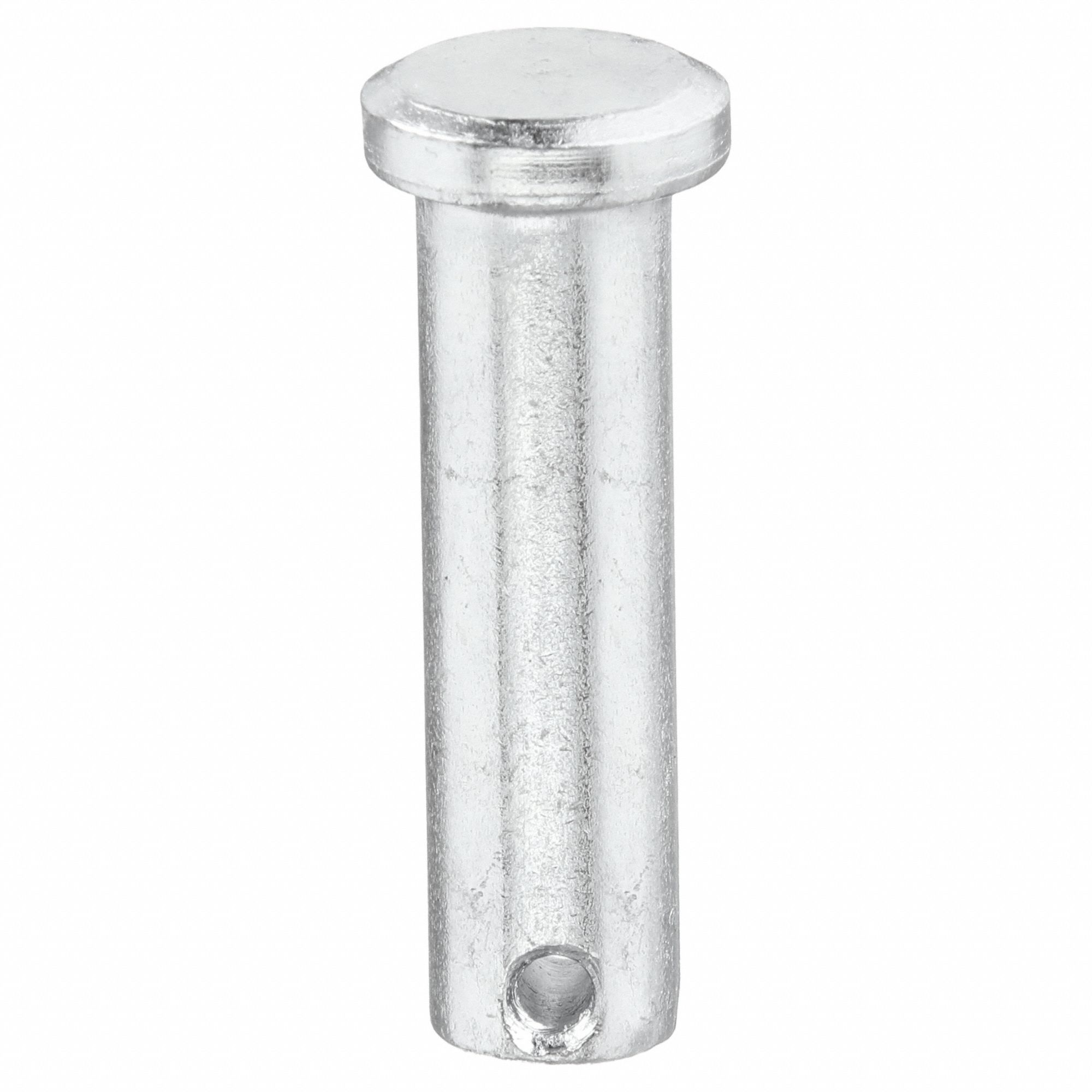 Clevis Pin, 2 in L, Steel 9/16 in dia, PK10: Inch, 9/16 in Pin Dia, 2 in Shank Lg, Steel, Headed, 10 PK