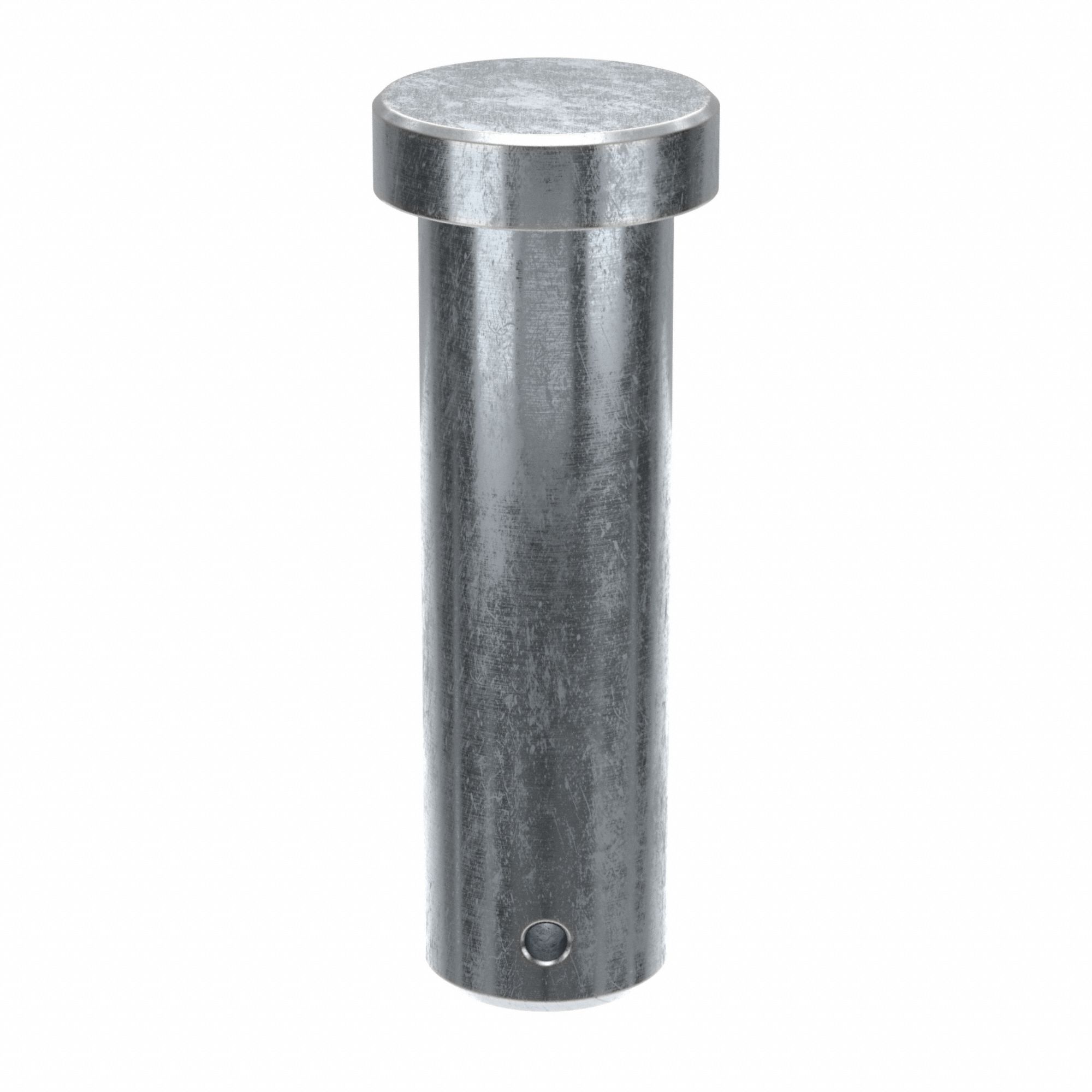 CLEVIS PIN, 5 IN L, STEEL, 1½ IN DIA, INCH, 1½ IN DIA, 5 IN SHANK L, STANDARD