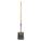 SQUARE POINT SHOVEL,48 IN.HANDLE,14