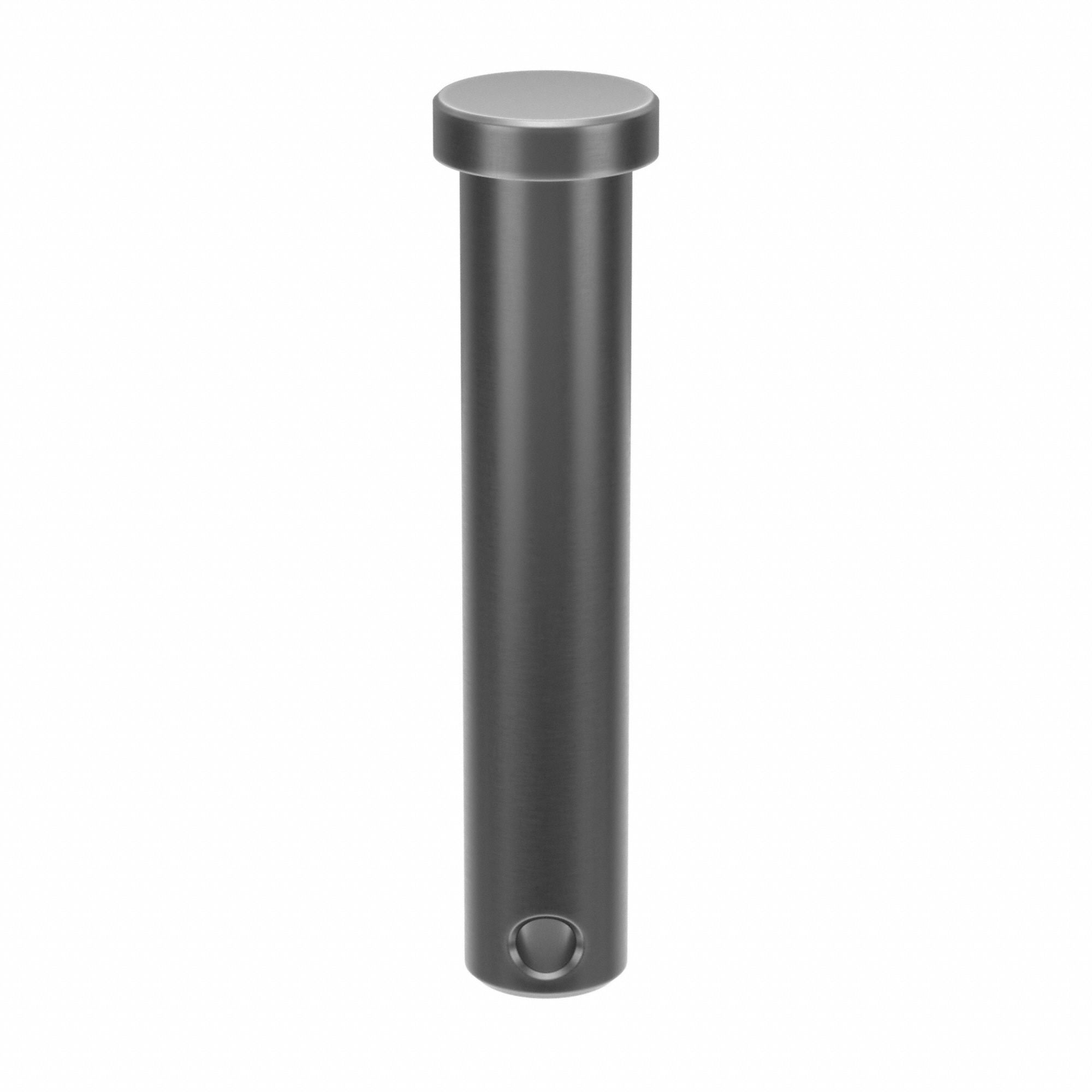 Clevis Pin, 2 1/4 in L 7/16in dia, PK10: Inch, 7/16 in Pin Dia, 2 1/4 in Shank Lg, Steel, Plain, 10 PK