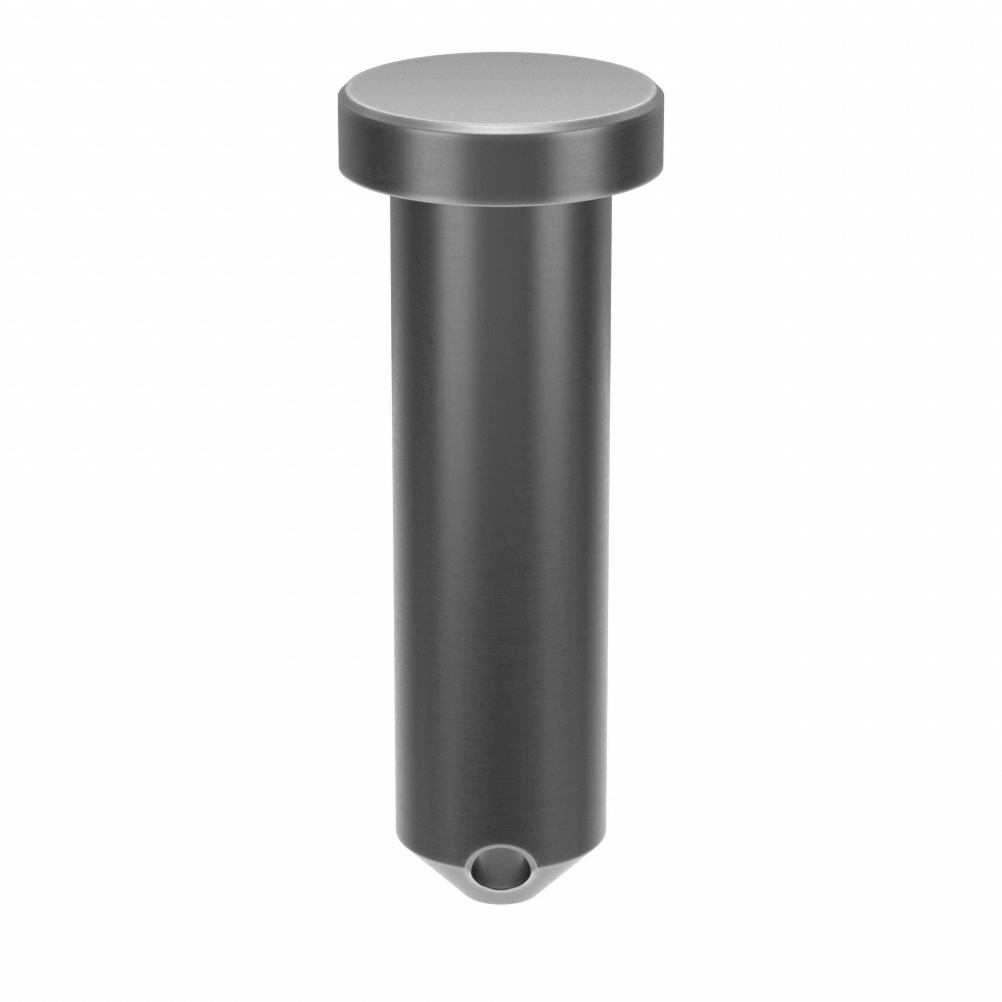 Clevis Pin, 2 in L, Steel 9/16 in dia, PK10: Inch, 9/16 in Pin Dia, 2 in Shank Lg, Steel, Plain, 10 PK