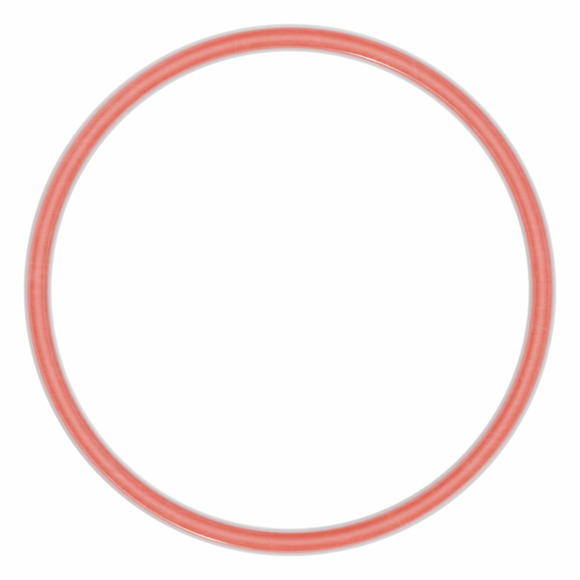 O-Ring: FEP, Round, 3/16 in C.S., 2 7/8 in I.D., FDA Compliant