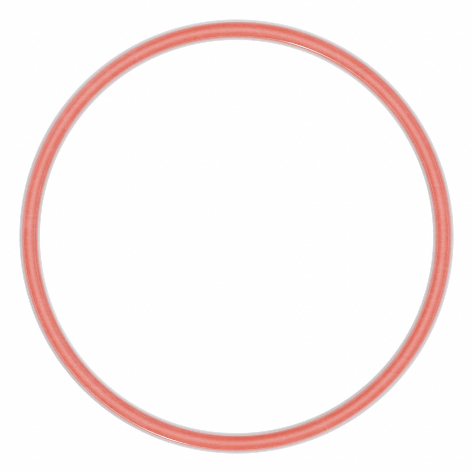 O-Ring: FEP, Round, 3/16 in C.S., 3 in I.D., FDA Compliant