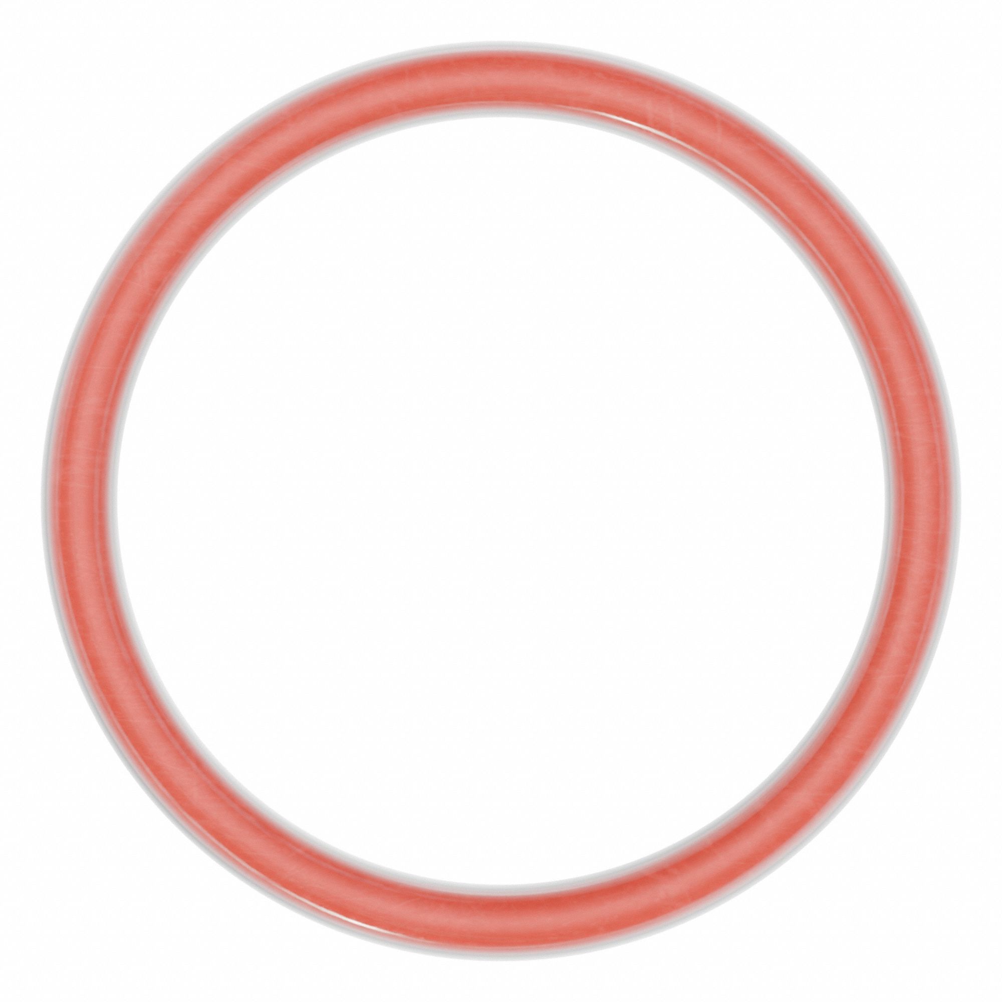 O-Ring: FEP, Round, 3/16 in C.S., 2 in I.D., FDA Compliant