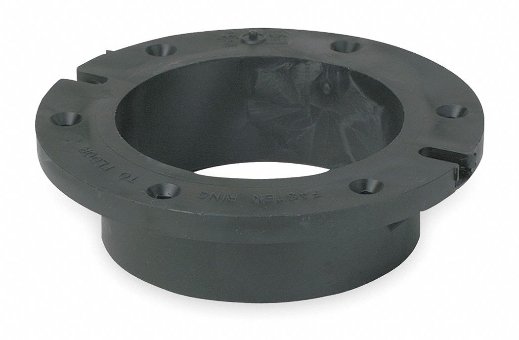 TOILET FLANGE: FITS MUELLER INDUSTRIES BRAND, FOR MUELLER INDUSTRIES, 4 IN X 3 IN SIZE, PLASTIC