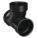 SANITARY TEE: 4 IN X 4 IN X 4 IN FITTING PIPE SIZE, SCHEDULE 40, BLACK