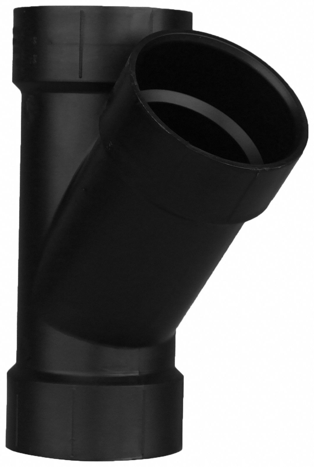 GRAINGER APPROVED 3 in Wye, Hub x Hub x Hub Fitting Connection Type
