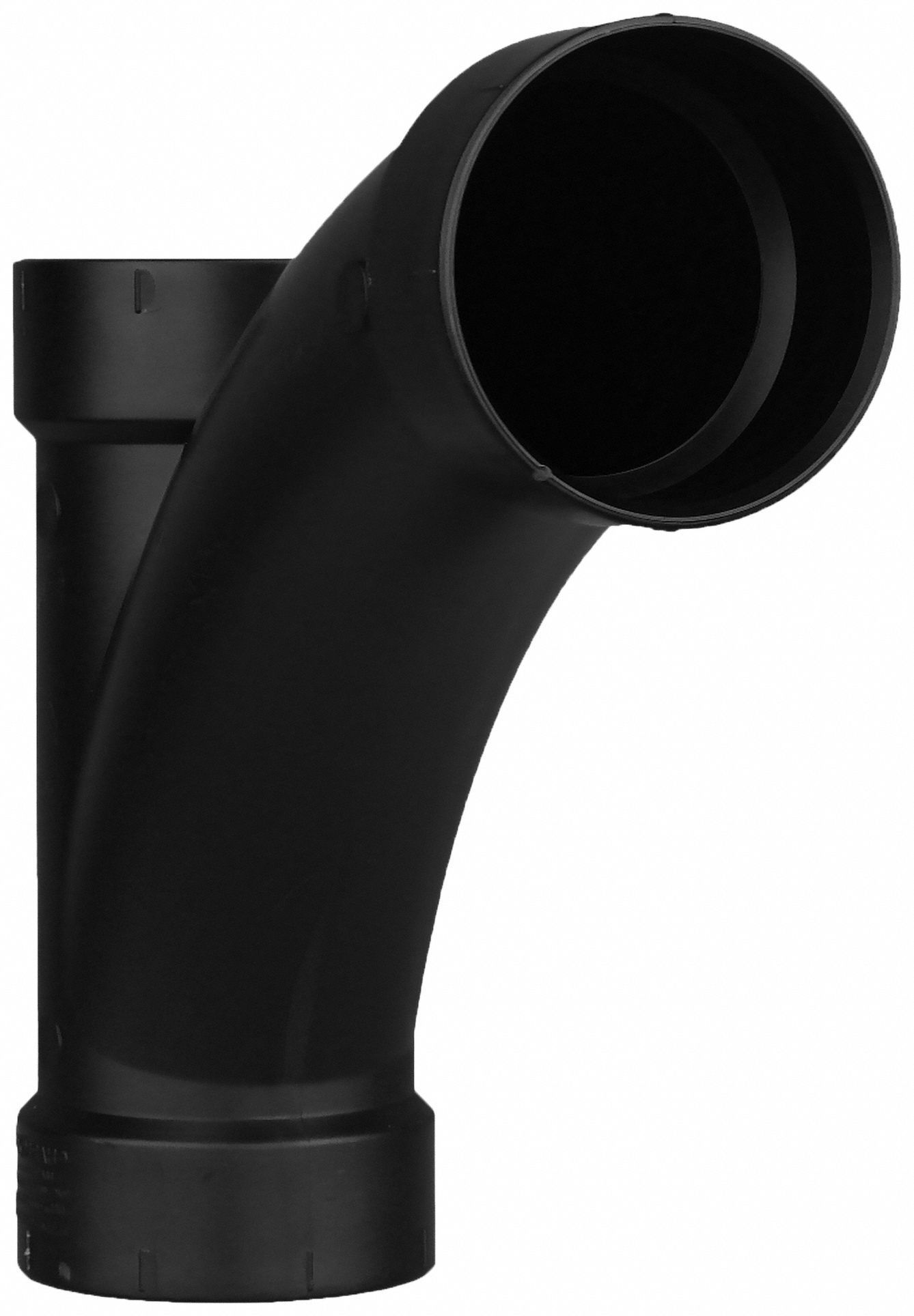 Wye with 45 Bend 4 in Socket ABS