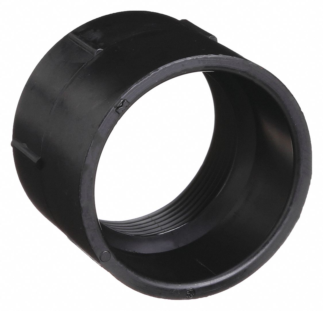 FEMALE ADAPTER: 3 IN X 3 IN FITTING, SCHEDULE 40, FEMALE NPT X FEMALE SOCKET, BLACK