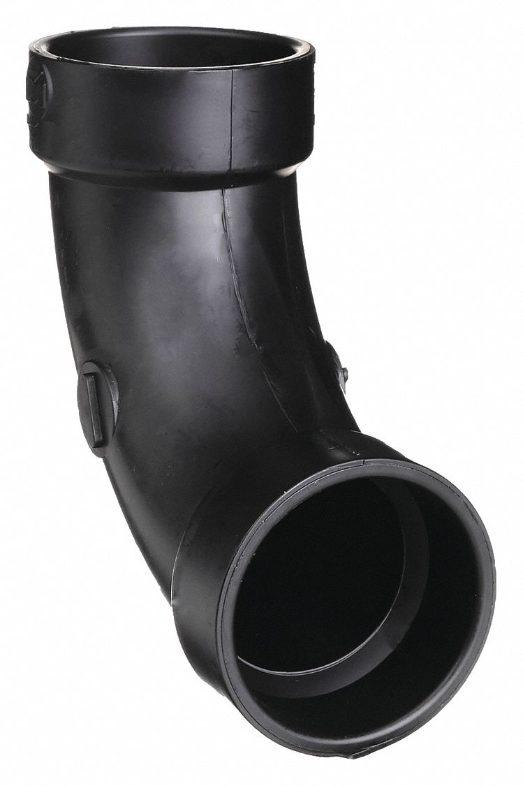 90 °  LONG SWEEP ELBOW: 4 IN X 4 IN FITTING, SCHEDULE 40, FEMALE SOCKET X FEMALE SOCKET
