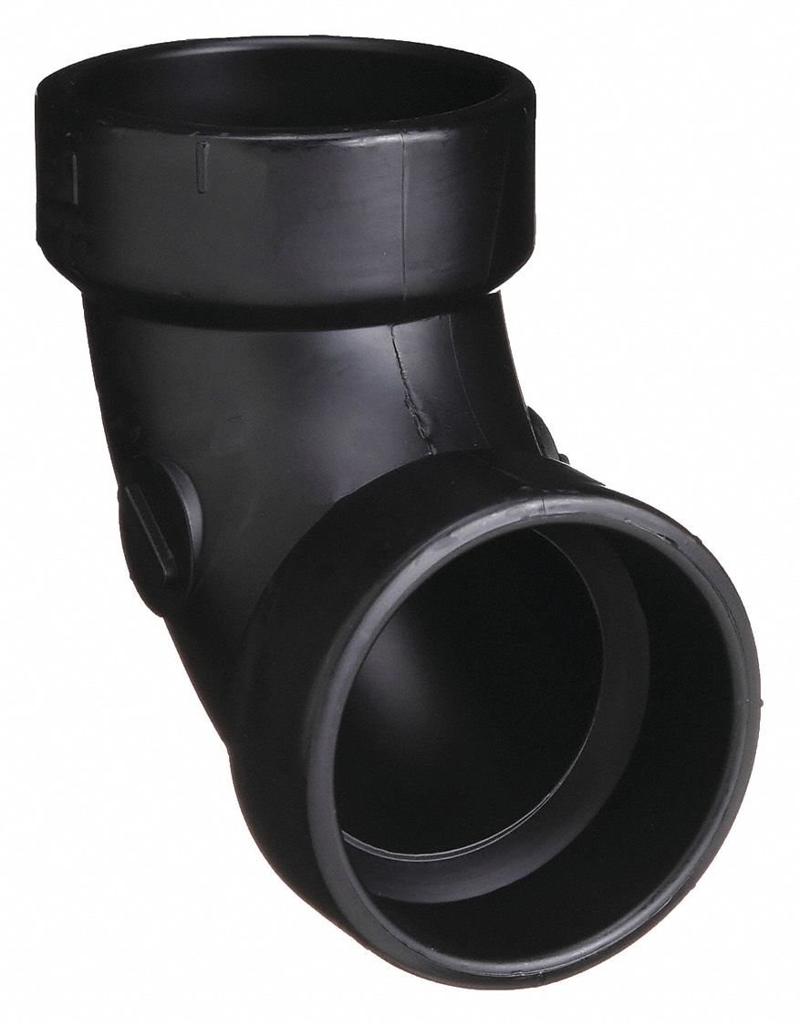 90 °  ELBOW: 1½ IN X 1½ IN FITTING, SCHEDULE 40, FEMALE X FEMALE SOCKETS, BLACK