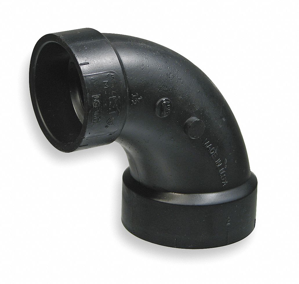 GRAINGER APPROVED 2 in 90 Degrees Street Elbow, Spigot x Hub Fitting