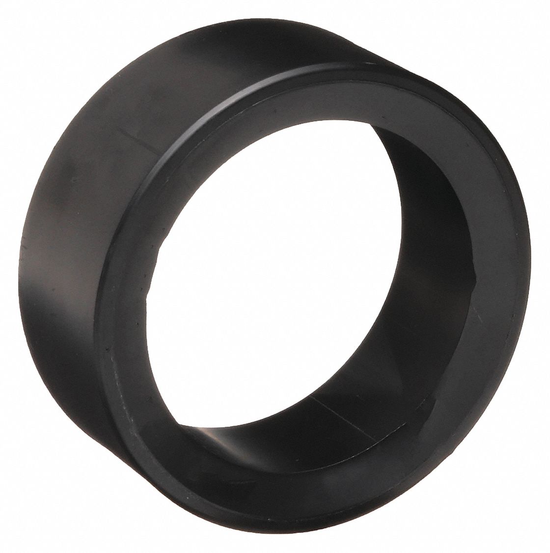 FLUSH BUSHING: 4 IN X 3 IN FITTING, SCHEDULE 40, MALE SPIGOT X FEMALE SOCKET, BLACK