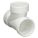 SANITARY TEE: SCHEDULE 40, 4 IN X 4 IN X 4 IN FITTING PIPE SIZE, WHITE