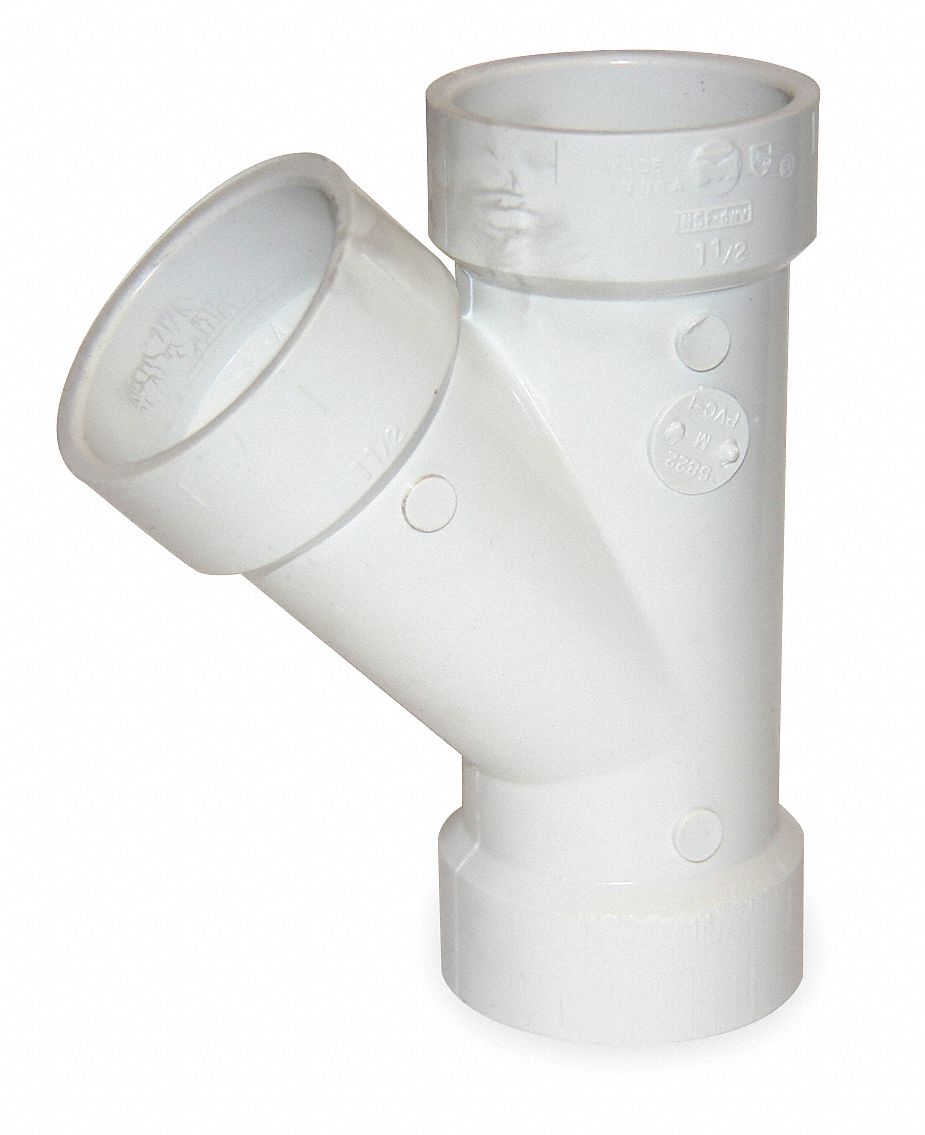 Charlotte Pipe And Foundry Co Pvc Wye Hub 2 In Pipe Size Pipe