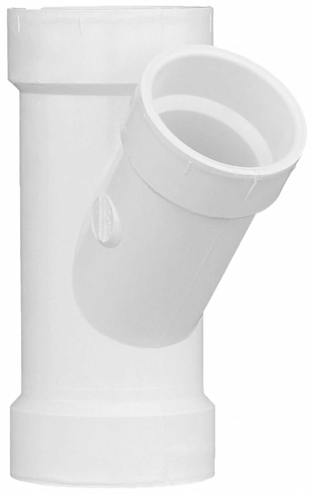 GRAINGER APPROVED PVC Reducing Wye, Hub, 2 in x 2 in x 1 1/2 in Pipe ...