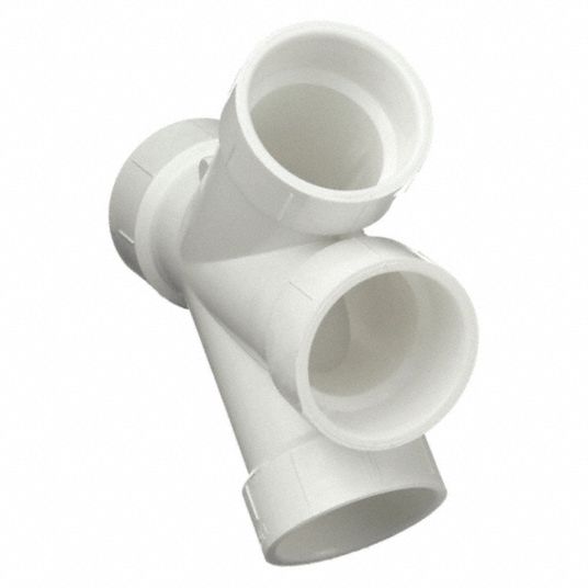 pvc double wye fitting