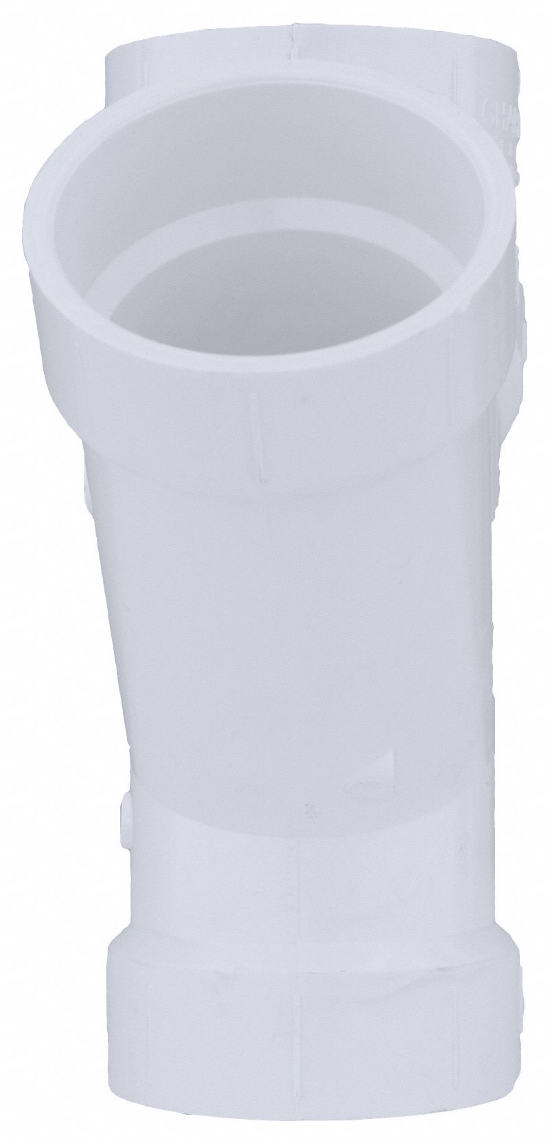 GRAINGER APPROVED PVC Double Wye, Hub, 2 in Pipe Size Pipe Fitting
