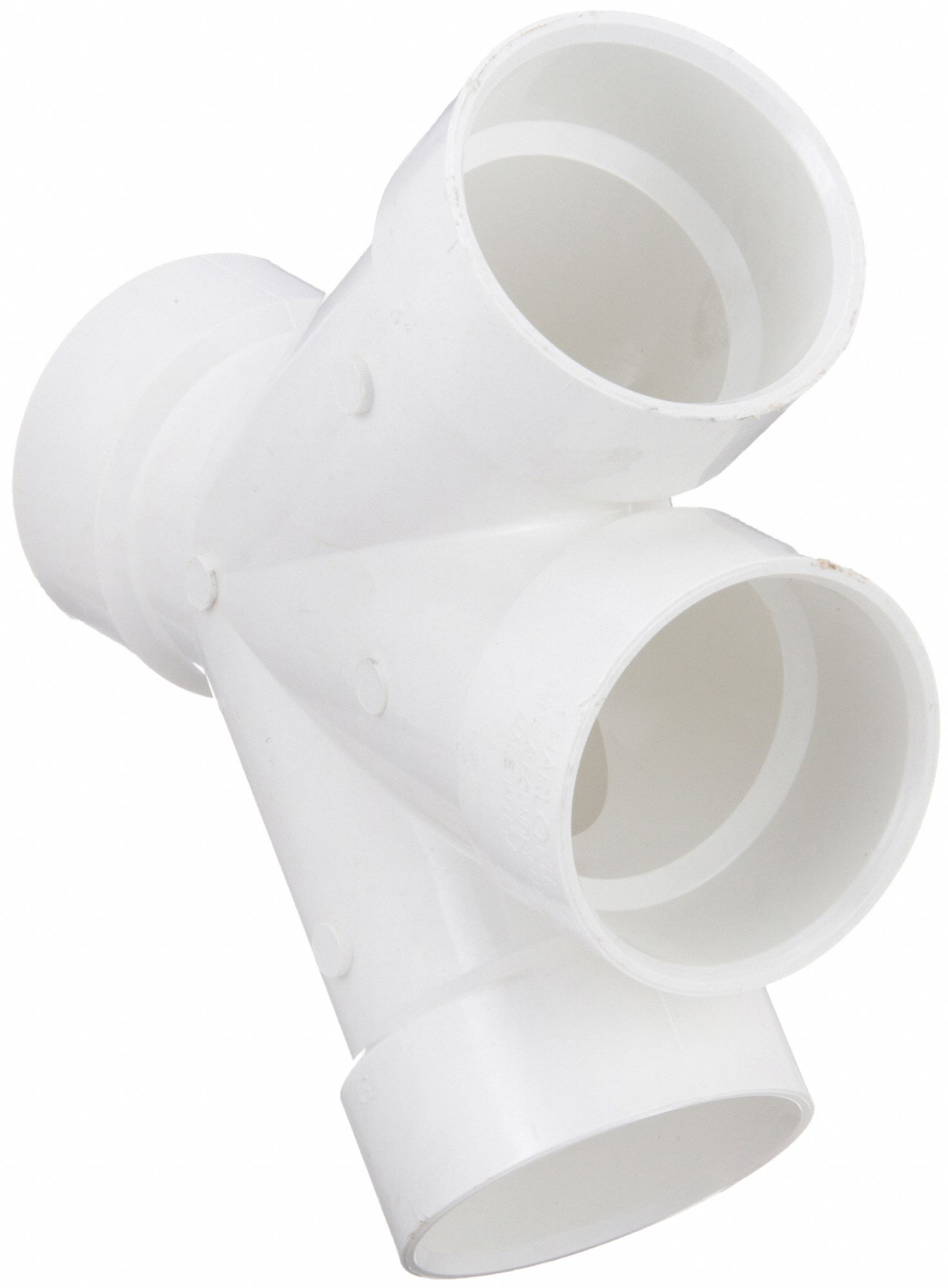 pvc double wye fitting