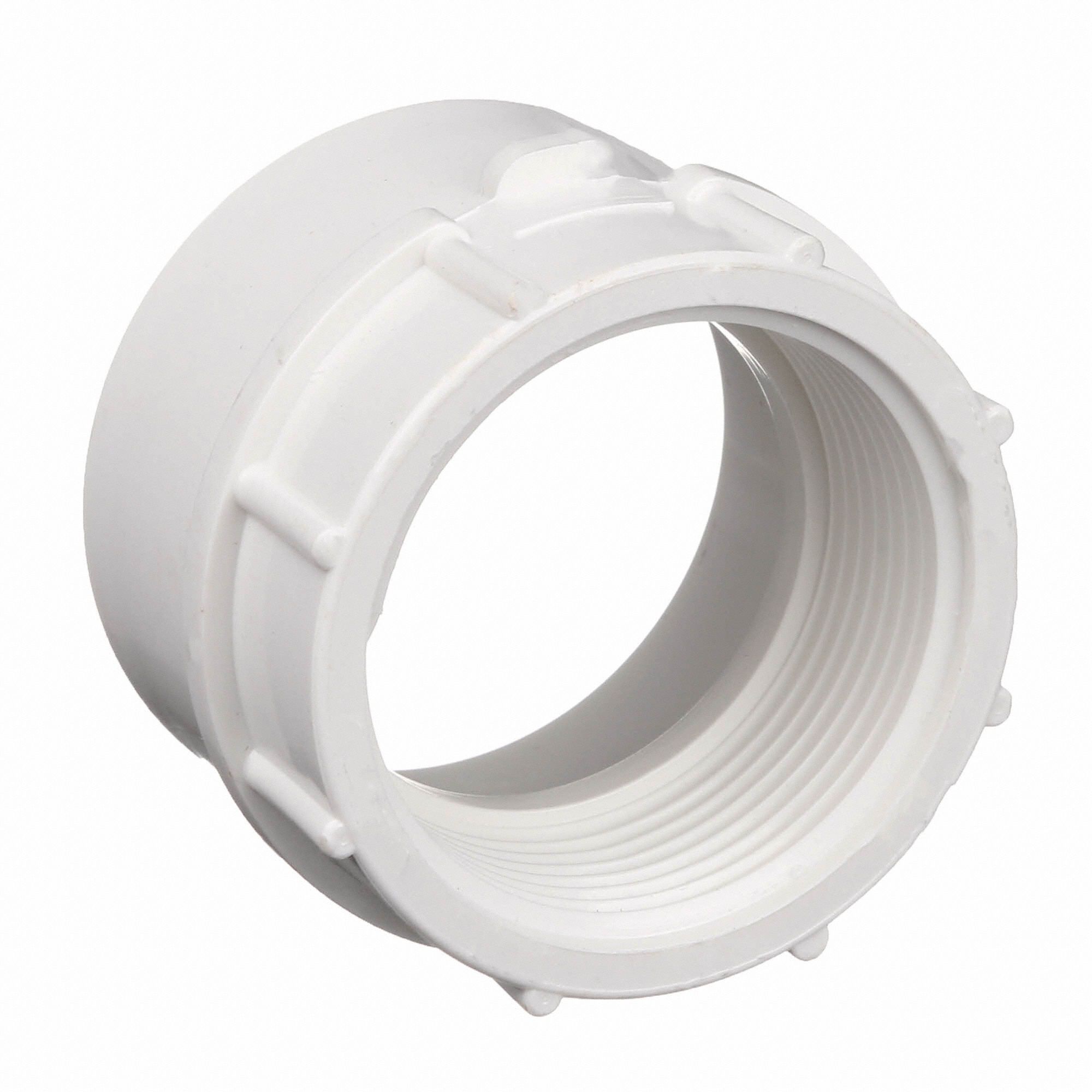 CHARLOTTE PIPE AND FOUNDRY CO. PVC Female Adapter, FNPT X Hub, 2 in