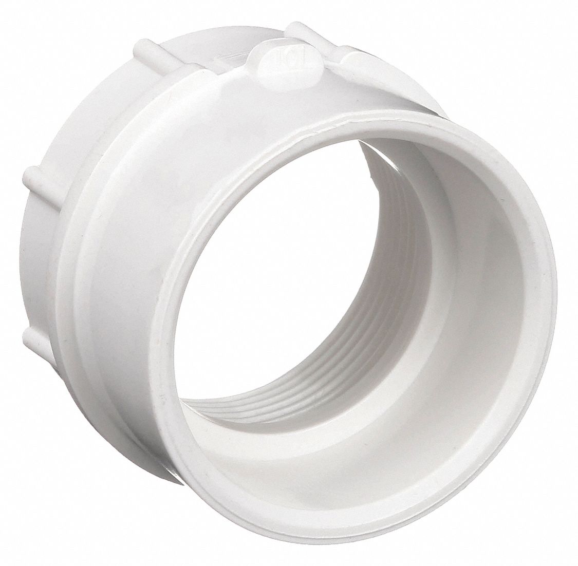 FEMALE ADAPTER: SCHEDULE 40, 3 IN X 3 IN FITTING, FEMALE NPT X FEMALE SOCKET, WHITE