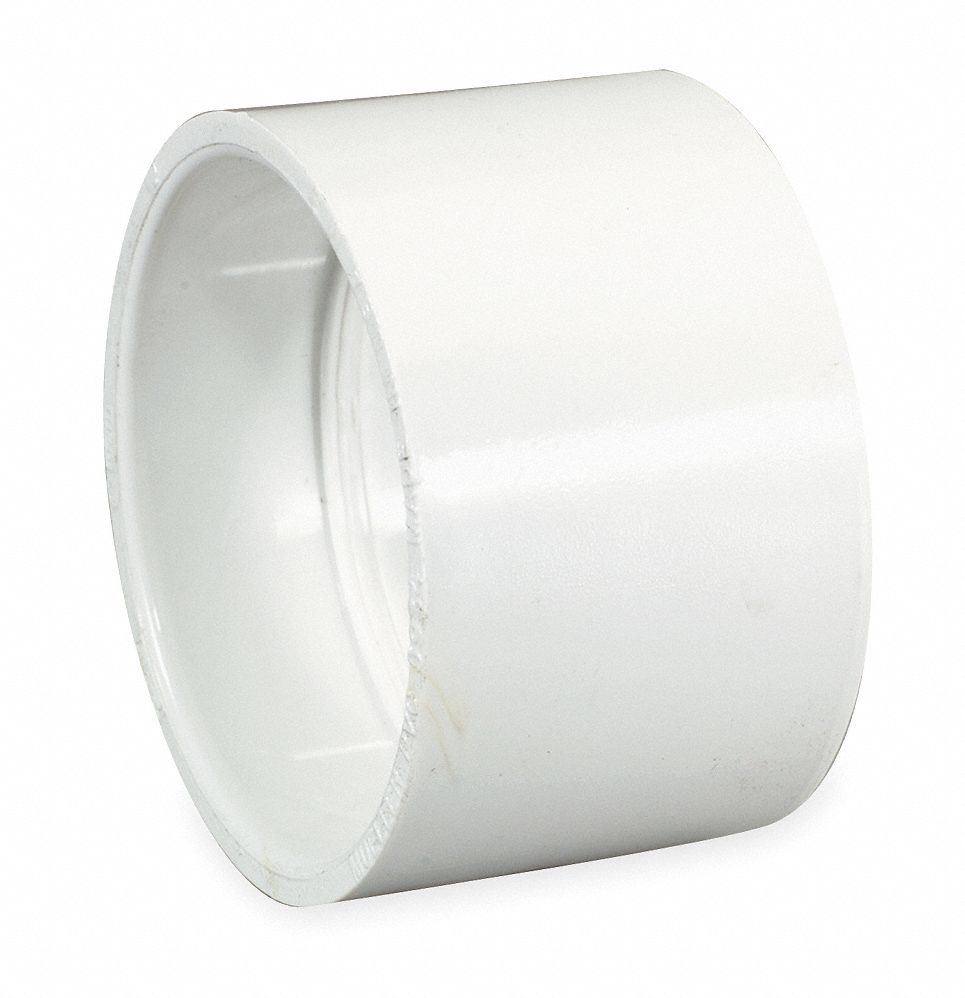 GRAINGER APPROVED PVC Coupling, Hub, 3 in Pipe Size Pipe Fitting