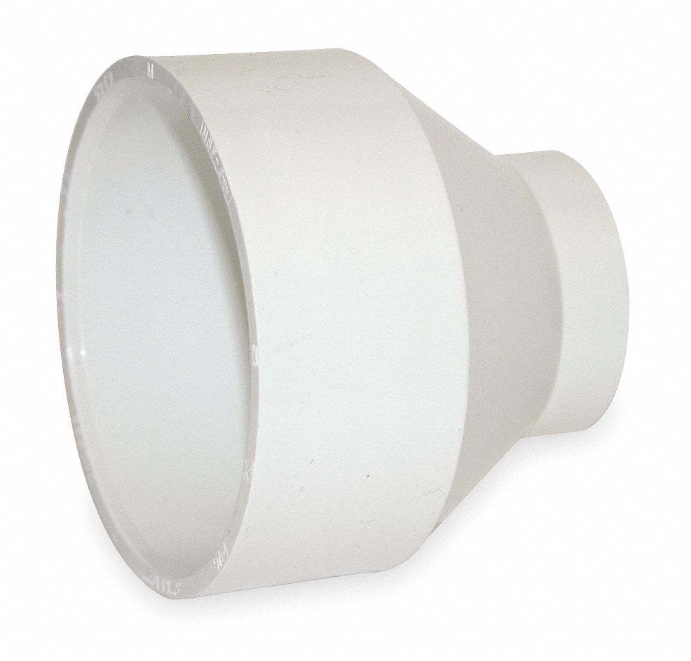 MUELLER INDUSTRIES PVC Reducer Hub 4 x 2 Pipe Size 