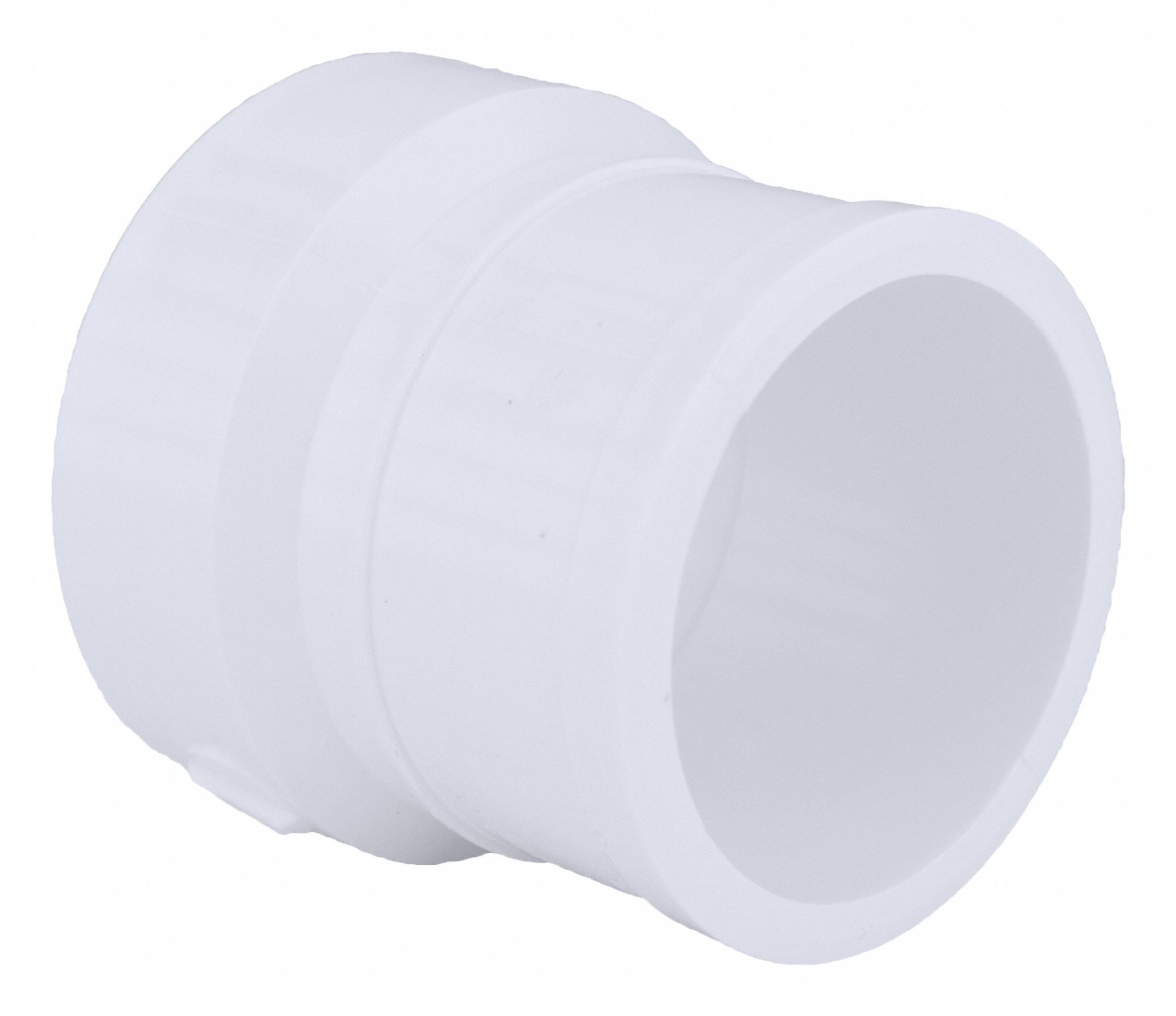 GRAINGER APPROVED PVC No Hub Adapter, CI No Hub x Hub, 2 in Pipe Size