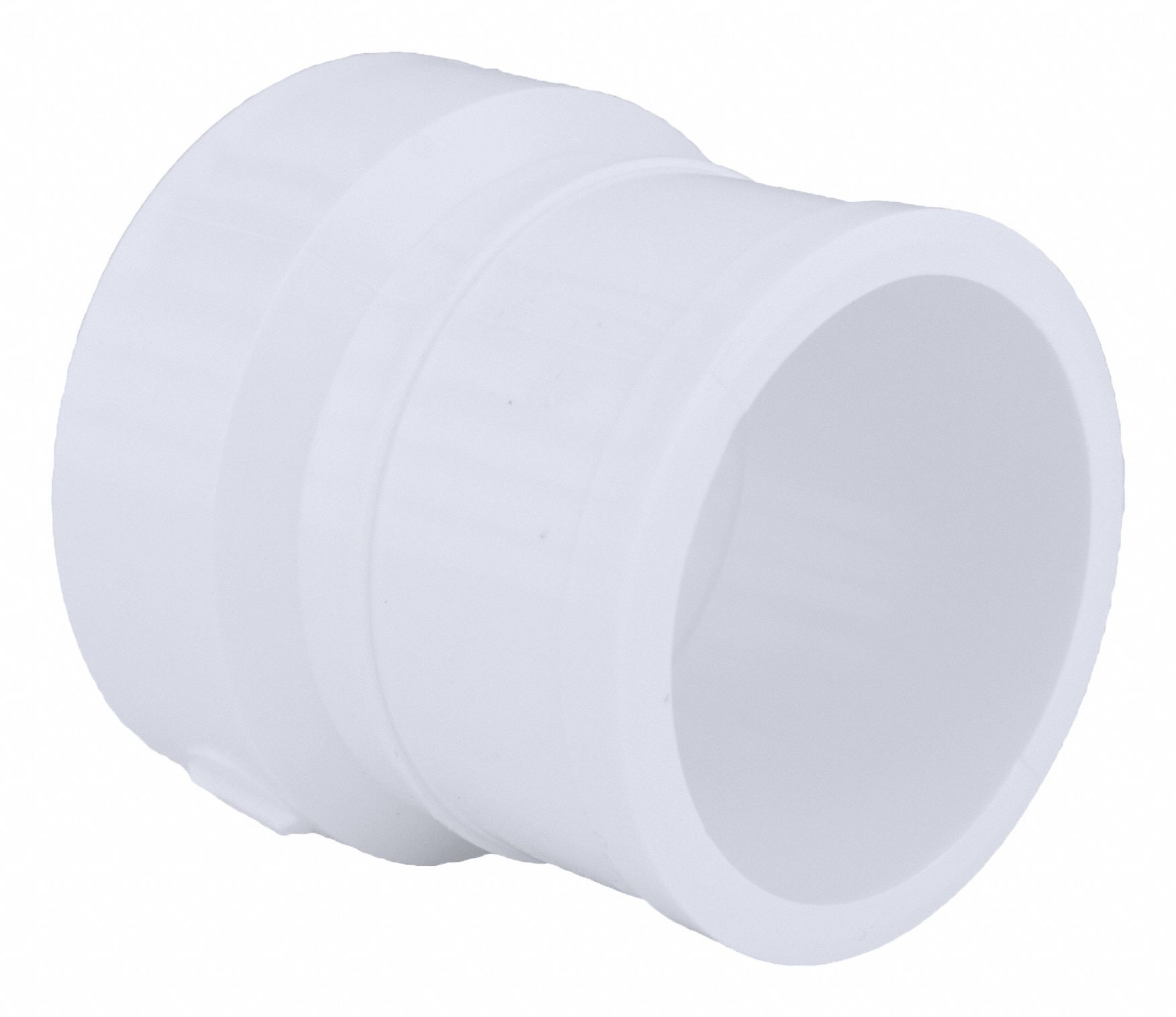 GRAINGER APPROVED PVC No Hub Adapter, CI No Hub x Hub, 2 in Pipe Size ...