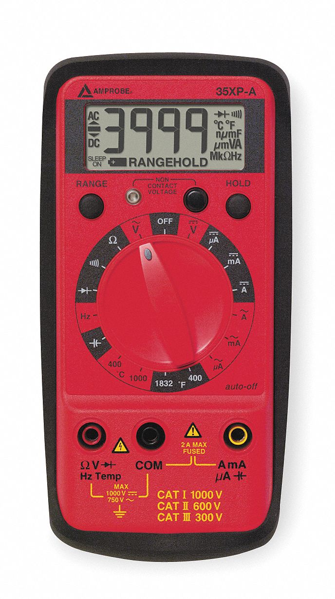 1WKP1 - Digital HVAC Multimeter 750V 2A 40 MOhms