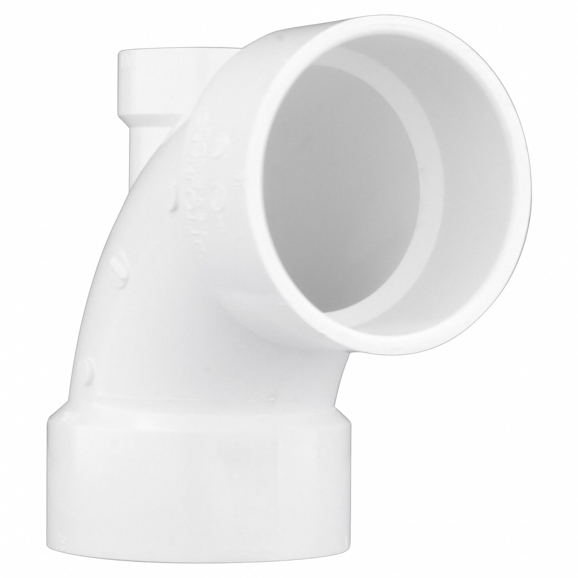 GRAINGER APPROVED PVC Elbow, 90 Degrees , Low Heel Inlet, Hub, 3 in x 3 ...