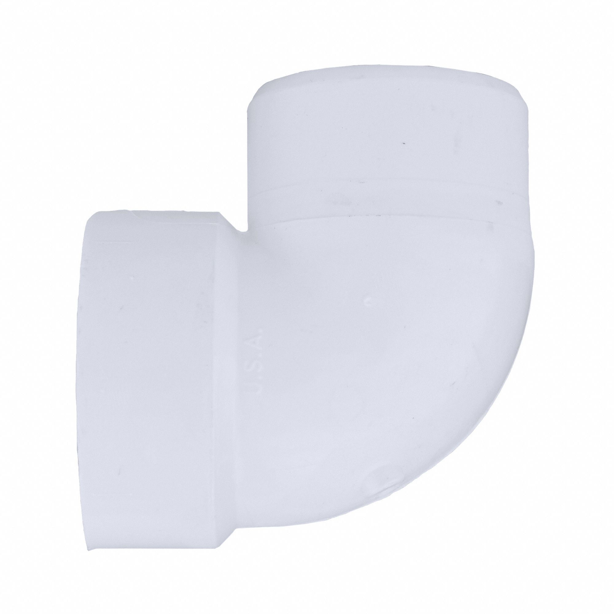 GRAINGER APPROVED PVC Street Elbow, 90 Degrees , Vent, Hub x Spigot, 1