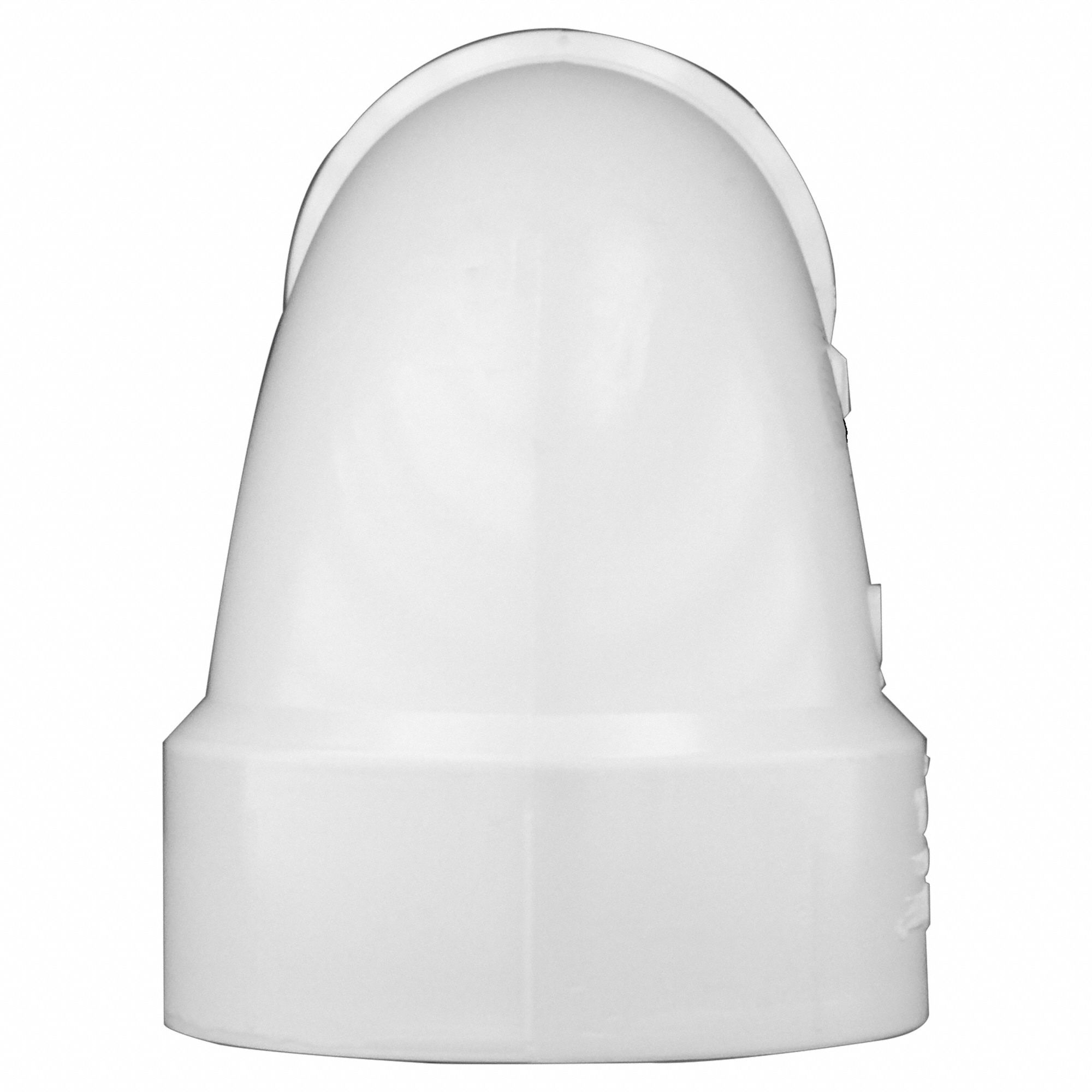 GRAINGER APPROVED PVC Closet Bend, Hub, 4 in x 3 in Pipe Size Pipe