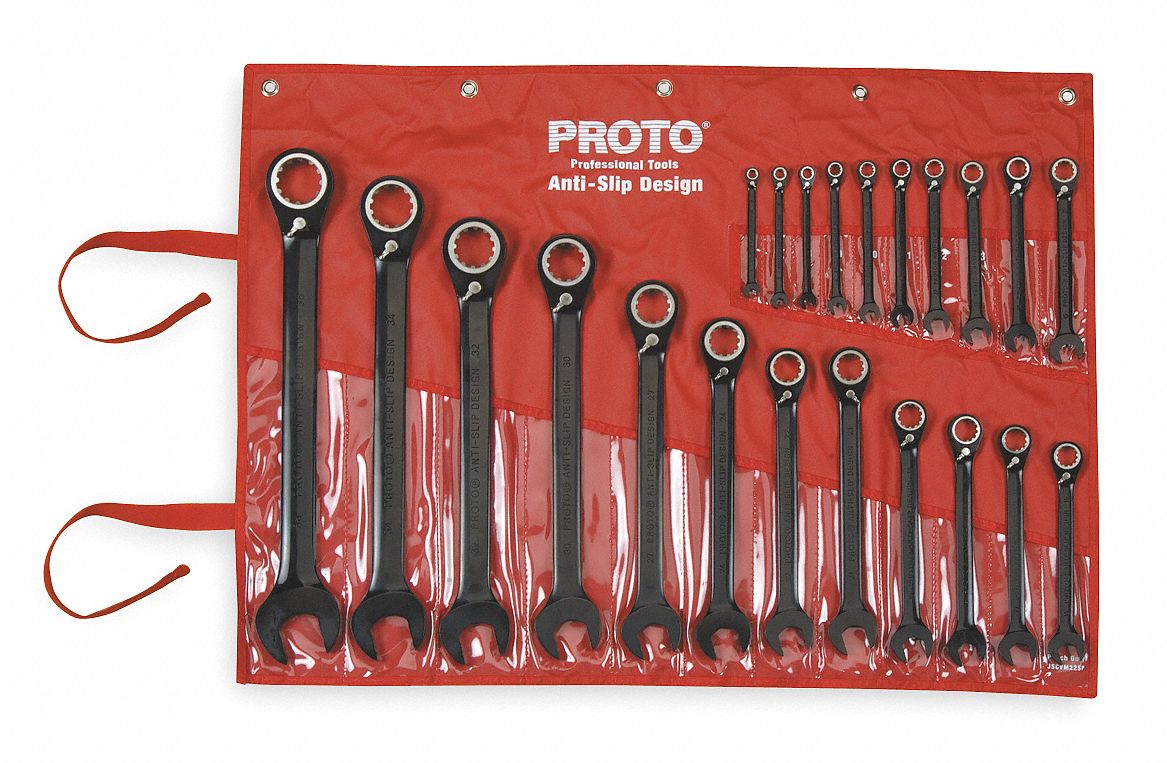 PROTO Professional Anti-Slip Polished Combination Spanners Wrenches Metric Sizes 