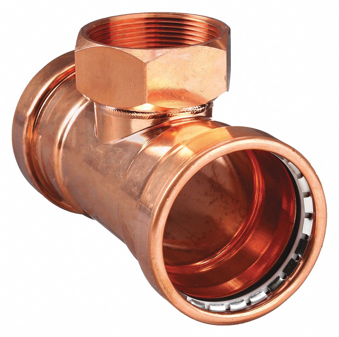 Air Conditioning Copper Pipe Fittings, Propress Refrigeration Copper  Fittings