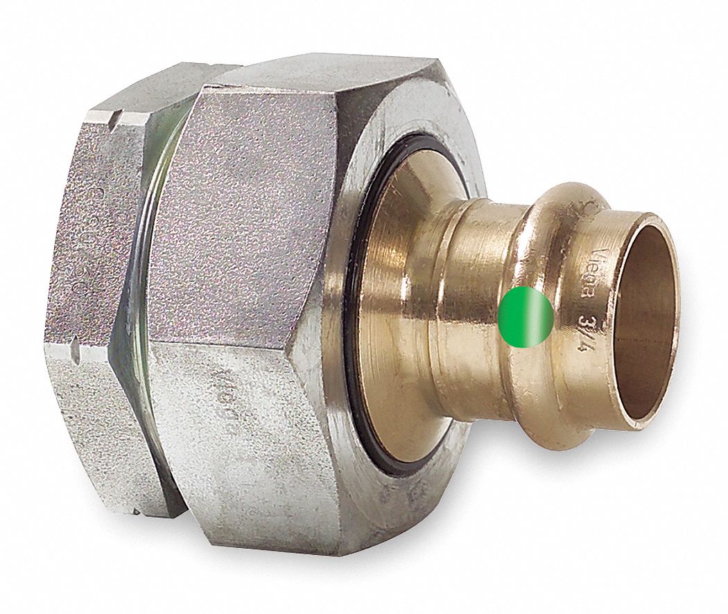 VIEGA PROPRESS Bronze Dielectric Union, Press x FNPT Connection Type, 3