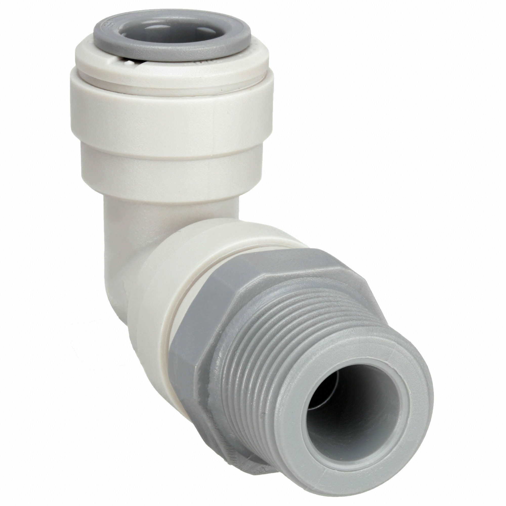 JOHN GUEST Swivel Elbow, 90 Degrees, Tube Fitting Material Acetal