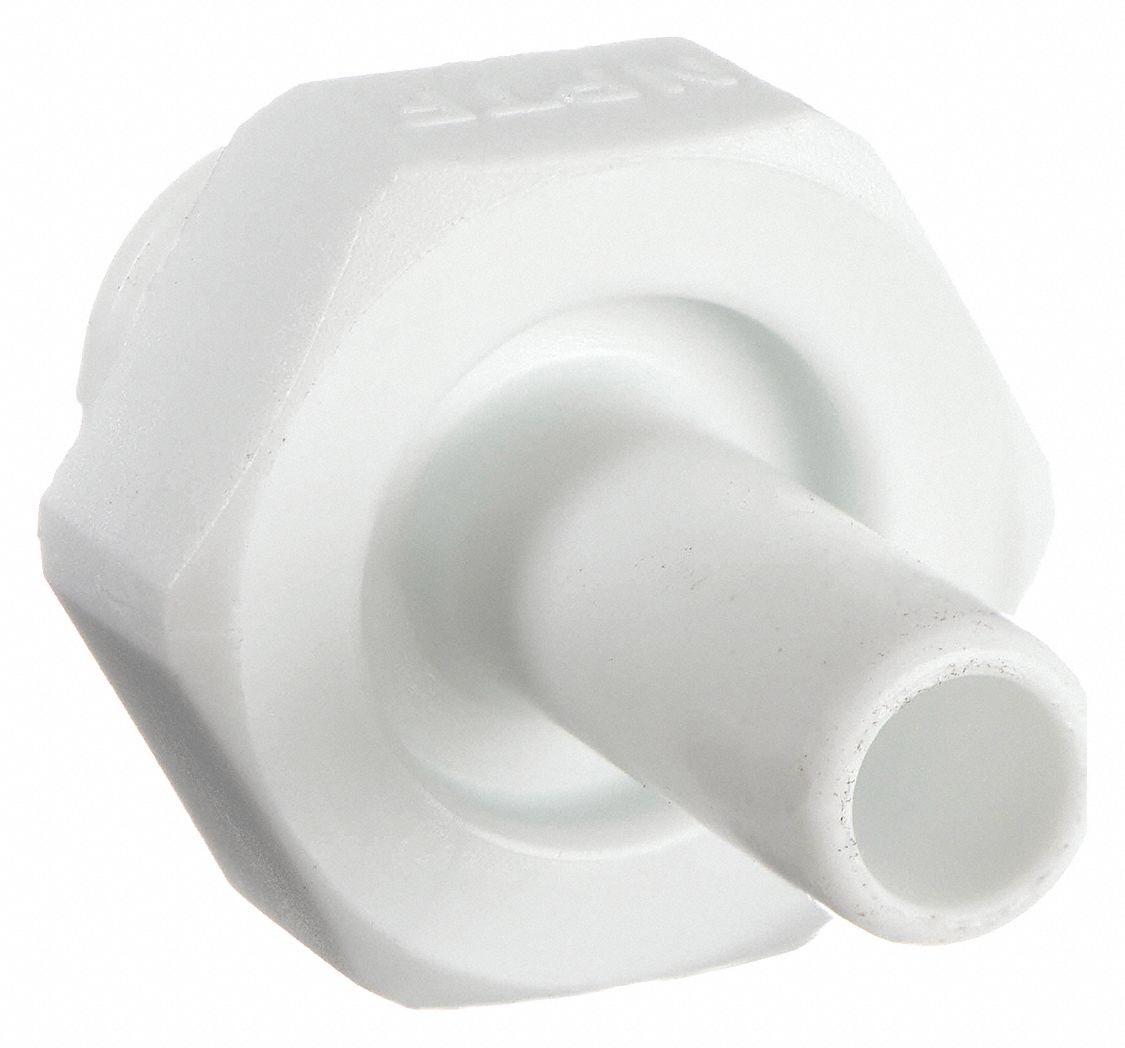 ADAPTATEUR,TUYAU DE 1/4 PO,BLANC,PQ10