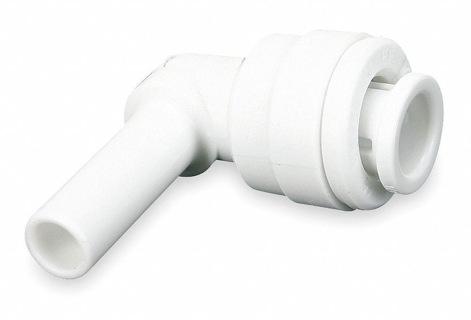 Grey Push-fit Acetal Stem Elbow