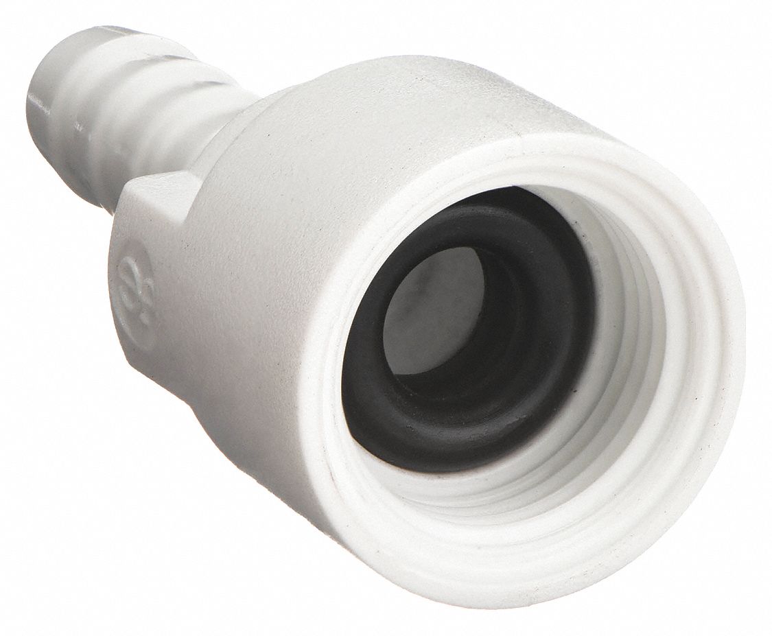 Acetal, PushtoConnect x Barbed, Barb Adapter 1WTJ4CI270808WPK10