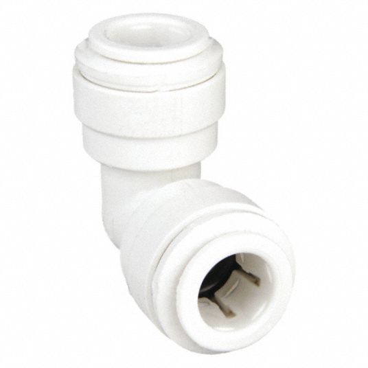 Union Elbow, Polypropylene White, OD Tube Fittings