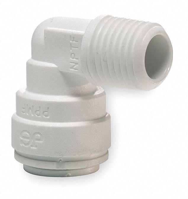 JOHN GUEST Elbow, 90 Degrees, Tube Fitting Material Polypropylene