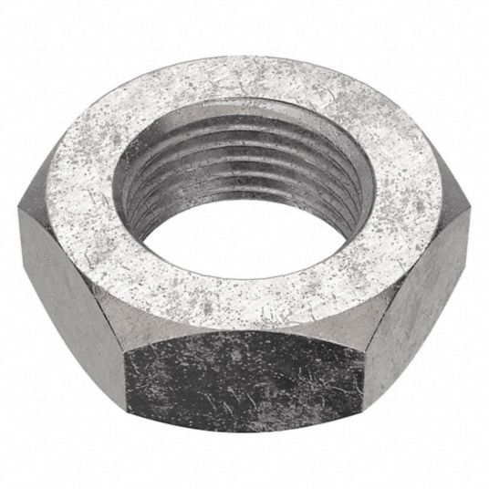  Standard Thin Hex Jam Nuts Stainless Steel 18-8