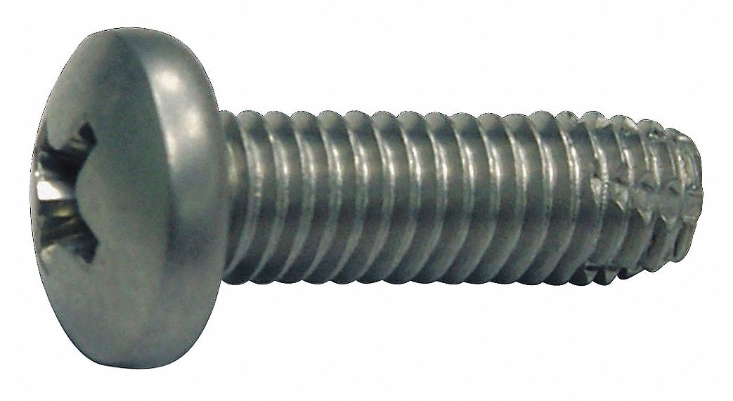 1032 Thread Size 410 Stainless Steel Thread Cutting Screw Plain