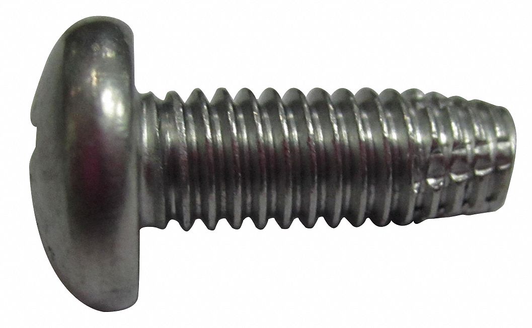 Pan Head Steel Thread Cutting Screw Pack of 100 3/4 Length Type 23 #8-32 Thread Size Slotted Drive Zinc Plated Finish 