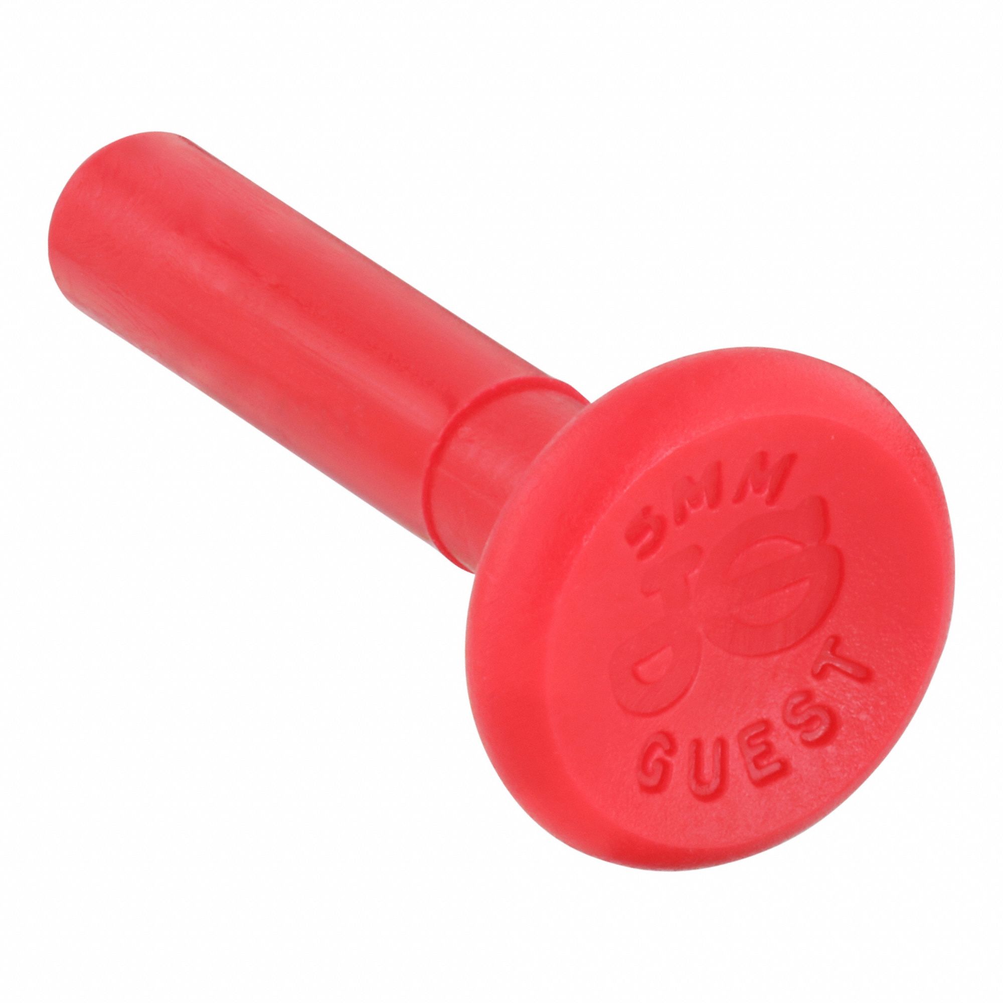 Push-Fit Cap: Plug, 12 mm OD Size, Tube Stem, Acetal, 10 PK