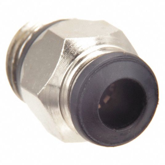 Nickel Plated Brass, Push-to-Connect x Universal, Male Adapter - 1WUL8 ...