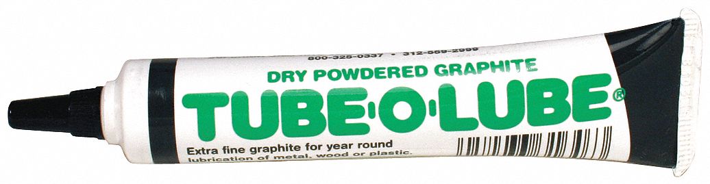 General Purpose Dry Lubricant: -75° to 450°F, Graphite, 0.21 oz, Tube, Graphite