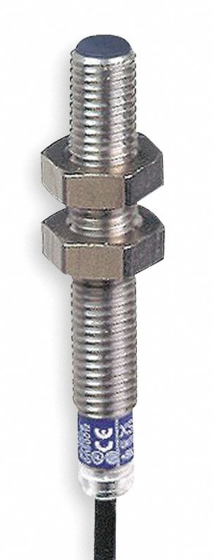 Inductive Cylindrical Proximity Sensor: Non-Terminated Cable, Shielded, NPN