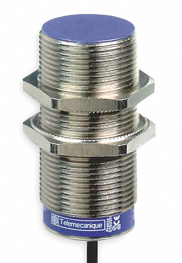 Inductive Cylindrical Proximity Sensor: Non-Terminated Cable, Shielded, NO